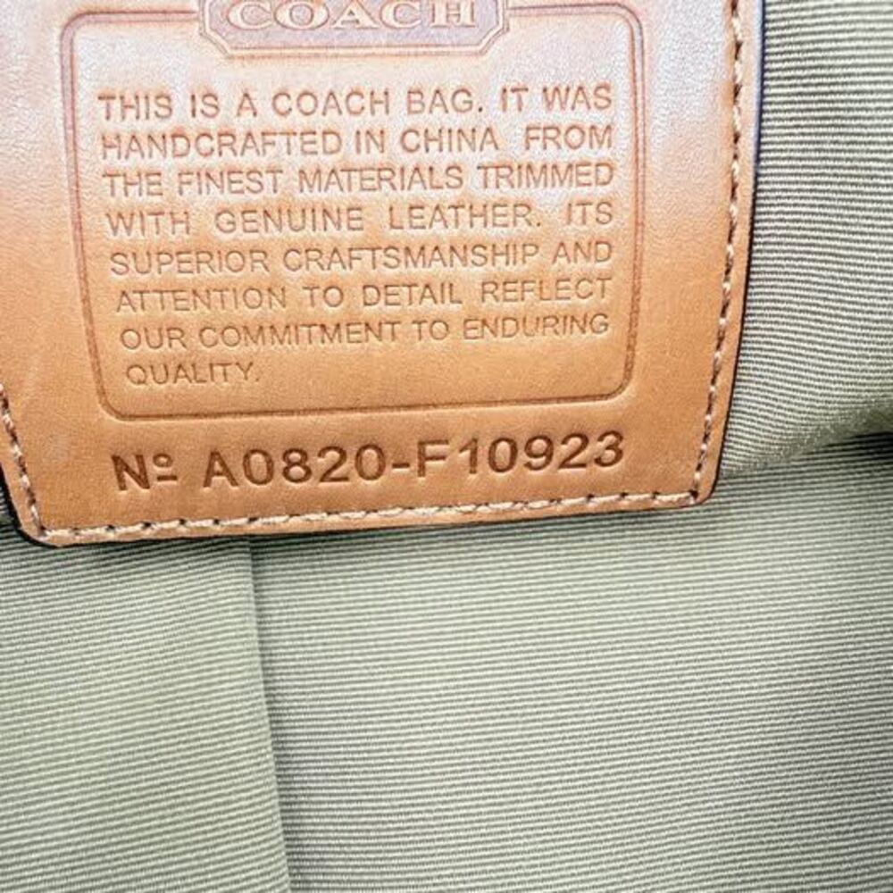 COACH brown and tan vintage Y2K hobo shoulder bag - Picture 6 of 7